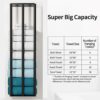 Towel Storage,Towel rail wall mounted, 75cm Bathroom Towel Holder Can Hold 6 Large Bath Sheets, 3 Bar Rail Bath Towel Racks, Bathroom Storage Rac