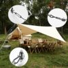 ZFYQ Sun Shade Sail Fixing Kit for Garden, 42 Pieces Stainless Steel Hardware Kit for Installation of Rectangular and Triangular Shade Sail