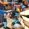 2000W Heat Gun, GoGonova 50℃-650℃ Hot Air Gun with 7 Modus, 2 Airflow, 5 Nozzles for Shrink Tubing, Wrap, Crafts, Soldering
