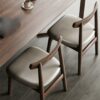 LXXSH Wood Dining Chairs Hotel Lounge Dining Stool Living Room Kitchen Home Furniture