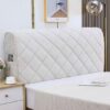SUCHETA Velvet Bed Headboard Slipcover Full Queen California King Size Bed, Stretch Bed Headboard Cover Soft Dustproof Protector (Color : F, Size