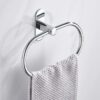 HIGOH Towel Racks,Bath Towel Holder,Bathroom Hand Towel,Home Storage Bathroom Accessories,Stainless Steel Wall Mounted Hand Towel Holder,Multifun