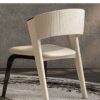 LUKEO Dining Chairs Backrest Dining Room Metal Chairs Kitchen Furniture Lounge Chair
