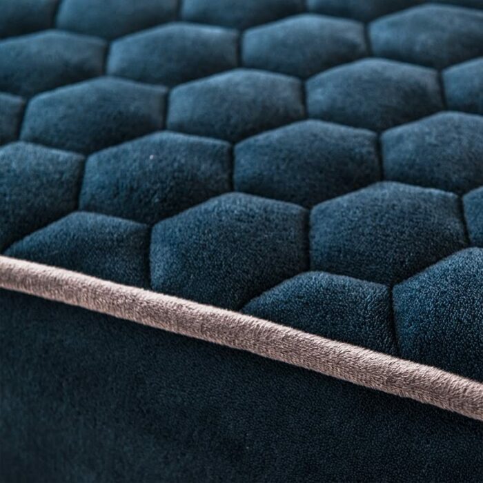 FKSDHDG Thick Quilted Mattress Cover Winter Plush Double Bed Fitted Sheets Sheet Pad Cover (Color : Argento, Size : 90x200x30cm)
