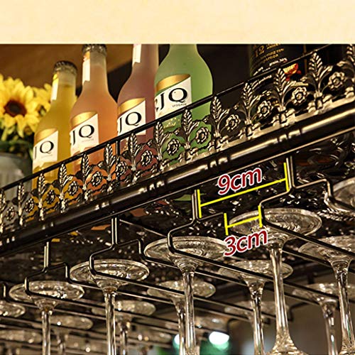 PIBM Iron Wall Mounted Wine Holder European-Style Tilted/Straight Wine Rack Red Wine Champagne Bottle Display Stand Rack Organizer J1030, Black ,