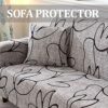 Cafopgrill Non Slip Elastic Sofa Cover Removable Stretch Elastic Fabric Sofa Protector Sofa Cover/Two/Three/Four Seater(3 Seater:190-230cm),Silve