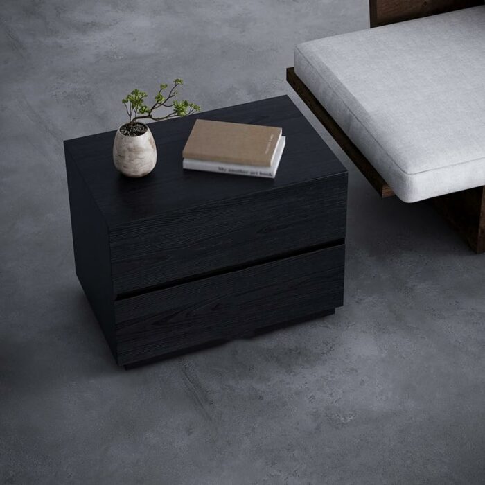 JJZXD Side Cabinets Carbonized Black Sofa Corners Several Lockers With Drawers Bedside Tables