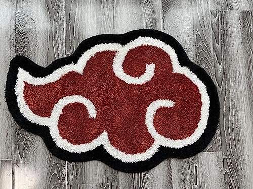EXIGENT Premium Red Cloud Ultra Soft Anti-Slip Floor Door Mat Rug (RedCloud)