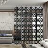 12 Pcs 3D Flower Venus Hanging Room Divider Panel, 14"x12" Screen Panels High Density Polyester Fiber Board Cut Room Partition Home Decoration (P