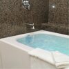GreeSuit Bathtub Overflow Drain Suction Cover/Plug for Deep Water Baths, Deep Bath Drain Cover Adds Inches of Tub Water for Warmer and Comfortabl