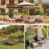 Classic Accessories Montlake FadeSafe Water-Resistant 21 x 20 x 4 Inch Patio Lounge Back Cushion, Antique Beige, Outdoor Loveseat Cushions