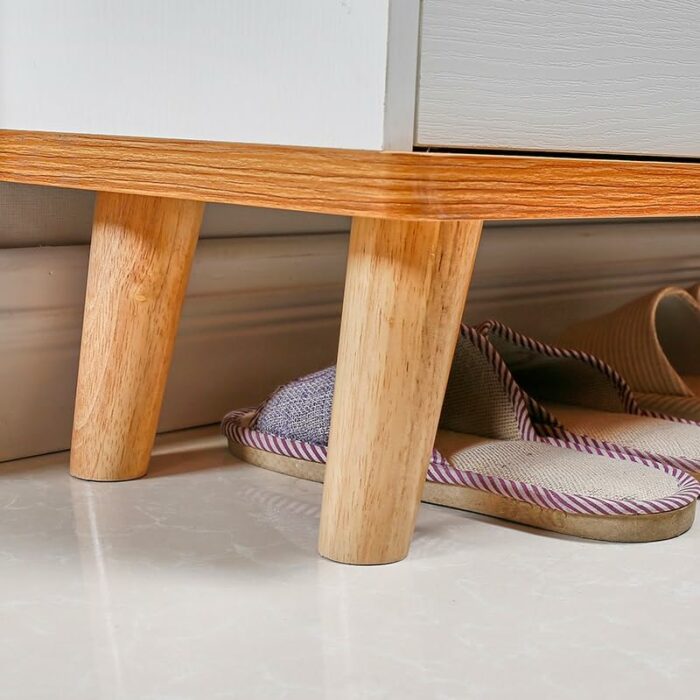 TJLSS Ultra-Thin Shoe Cabinet Home Doorway Home Tilting Entrance Cabinet Integrated Solid Wood Leg Shoe Rack