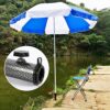 suntonmoto Rotary Washing Line Spike, Adjustable Size Rotary Washing Line Base Parasol stand for beach, garden, lawn, fishing, etc, Heavy Duty Mu