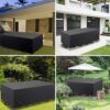 XSQD Garden Furniture Cover Waterproof, Outdoor Furniture Covers, Heavy Duty 420D Oxford Fabric Patio Furniture Covers Waterproof, Garden Table C