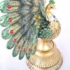 n/a Southeast Asia Peacock Opening Wings Sculpture Resin Craft Figurine Home Furnishing Wine Cabinet Decoration Wedding Gift