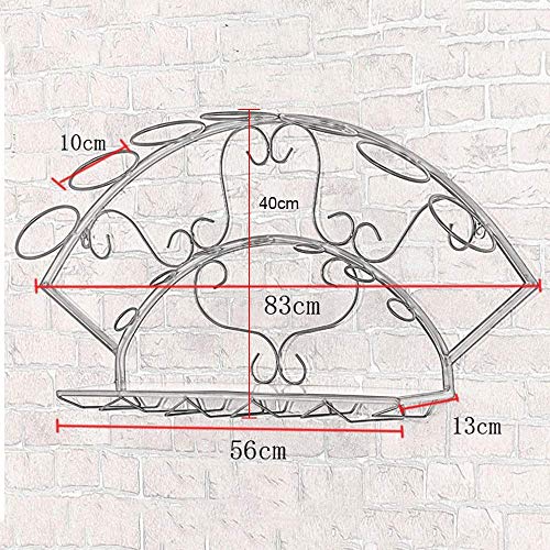 OUSIKA Wine Racks,Wall Mounted Wine Rack | Wine Bottle Holder & Wine Glass Rack | Hanging Stemware Glass Holder | Storage Rack | Ideal for Kitche