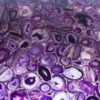 Gifts And Artefacts 48 x 48 Inches Purple Agate Stone Resin Art Dining Table Top Square Shape Kitchen Table for Hotel Furniture Decor