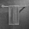 Hicoosee Towel Rail Stainless Steel Towel Holder Bath Towel Holder Towel Rail 12 Inches Silver