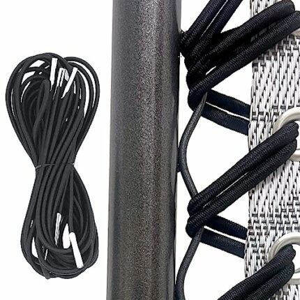 Ostlttyn Zero Gravity Chair Replacement Cord, 4 Cord Universal Replacement Bungee Cord Laces for Antigravity Chair Sun Lounger, Lounge Recliners,