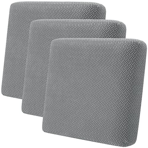 Fuloon Sofa Seat Covers Soft Knitted Sofa Seat Cover Fashion Grey Couch Covers Replacement sofa Settee Cushions Cover Washable Slip Covers For So