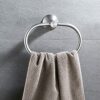 RAKUTE Towel Ring Stainless Steel Bath Towel Holder Hand Hanging Towel Hanger Bathroom Accessories,Wall Mount Towel Rail for Bathroom Kitchen Bat
