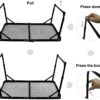 TIYASTUN Camping Table Small Folding Table Small Picnic Table Foldable Table BBQ Table Adjustable Height Table Mesh