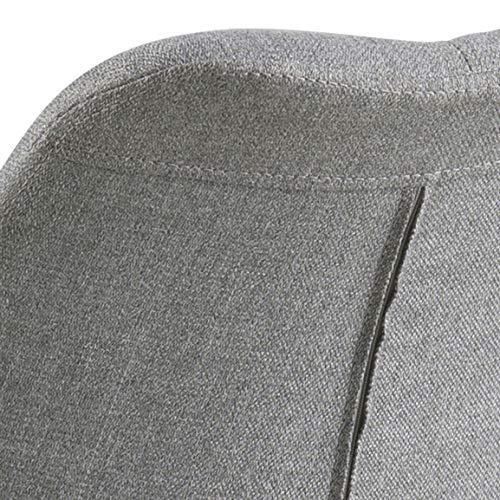 Amazon Brand - Movian Arendsee, Set of 2 Bar Stools, 55 x 48.5 x 111.5 cm (L x W x H), Light grey