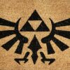 Zelda Matte Triforce Logo Floor Mat Nintendo 60x40cm Coconut beige