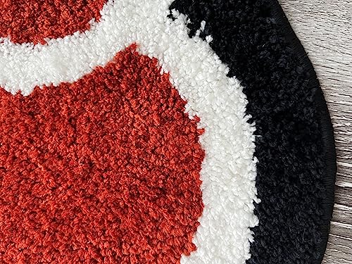 EXIGENT Premium Red Cloud Ultra Soft Anti-Slip Floor Door Mat Rug (RedCloud)