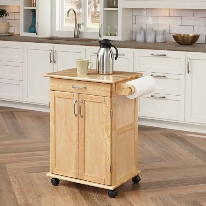 GRETD Kitchen Carts Mobile Kitchen Cart Furniture Kitchen Island Table Serving Cart Storage Cabinet
