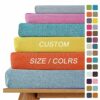 Yeosu Custom Bench Cushion, Window Seat Cushion Indoor, 50D Thickened Non-Skid Bottom Custom Cushions for Bench Seat, 6 Fabrics, and 100+ Colors