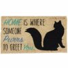 DII Indoor/Outdoor Natural Coir Easy Clean Rubber Back Entry Way Doormat For Patio, Front Door, All Weather Exterior Doors, 18 x 30 - Merry Chris