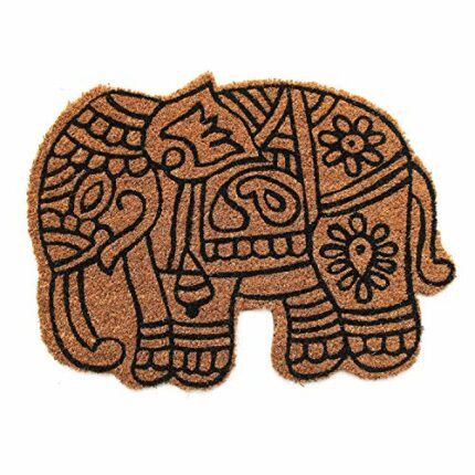 Coco&Coir Natural Coir | Non-Slip | Thick Coir | Premium Quality | Rubber Backed | Eco-Friendly | Indoor | Outdoor | Heavy Duty | Animal Theme |