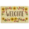 DII Indoor/Outdoor Natural Coir Easy Clean Rubber Back Entry Way Doormat For Patio, Front Door, All Weather Exterior Doors, 18 x 30 - Merry Chris