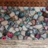 Gifts And Artefacts 48 x 72 Inches Unique Resin Art Dining Table Top with Royal Look Rectangle Shape Mix Agate Stone Slab for Kitchen Decor