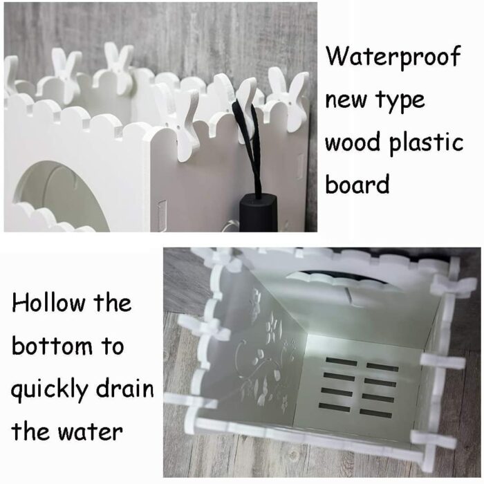 XHALERY Umbrella Rack Stand, Umbrella Holder,Umbrella Stands Umbrella Stand Creative White, Home Porch Compact Umbrella Box, With Movable Drawer