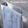 Towel Holder Self Adhesive - 2Pcs No-drill Towel Rail - 39 cm & 21 cm Towel Bar Self Adhesive I Durable I Waterproof Stainless Steel Towel Rail f