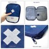 2 Portable Medicine Storage Bags, First Aid Kit for Travel Camping Home Office, Mini Portable Medicine Bag, 2 Cross Medicine Boxes, Pill Storage