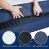Folding Mattress Queen Size,4 Inch Tri-Folding Portable Trifold Mattress Topper with Washable Cover, Non-Slip Bottom Camping Mattress Guest Bed