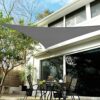 Sunnest Life Sun Shade Sail 2 x 2 m Garden Balcony with Mounting Ropes Weather Protection Water Resistant Shade Dispenser 420D Polyester UV Prote