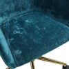 Warmiehomy Velvet Office Chair -Armchair Swivel Chair Office Desk Computer Chair Height Adjustable Chair For Office Home Living Room Bedroom (Min