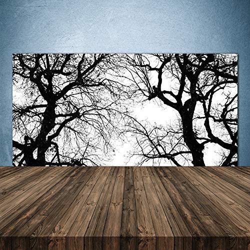 Tulup Splashback - 140x70cm Backsplash Cooker Hob Wall Splashback - Kitchen Wall Panels - Heat Resistant - Toughened/Tempered Safety Real Glass -