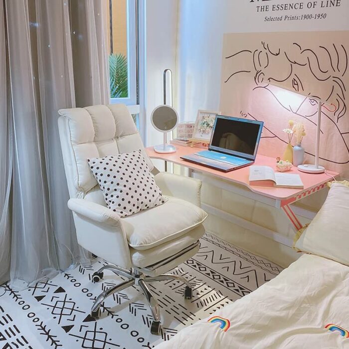 LEIGE PU Leather Office Chair Gaming Chair Computer Swivel Gamer Live Chair Home Bedroom Sofa Armchairs Furniture