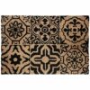 Douceur d'Intérieur Lisbon Decorative Rectangular Doormat 40 x 60 cm Coconut Print Lisbon Synthetic Material, Multicoloured, 60 x 40 cm