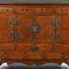 Antique Raised Chest, Korean, Elm, Pear, Side Cabinet, Brass, Victorian, C.1880