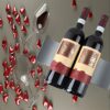 Wine Bottle Rack European Style Wine Stand Champagne Display Rack for Home Countertops Table Top Organizer Fridge Shelf (Grey)