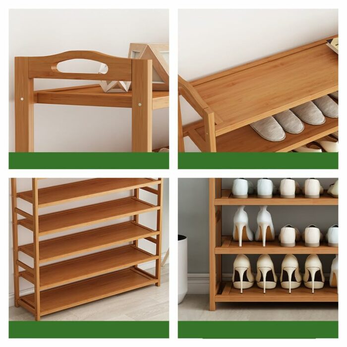 plplaaoo Shoe Rack,Shoe Racks Storage,Shoe Shelf, Bamboo Shoe Rack,Multi Layer Shoe Rack,Large Capacity Durable Shoe Storage Rack,for Bedroom,Dor