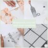 137*180cm Wipeable Tablecloths Rectangular, Leaves Style Table Cloths PVC Plastic Wipe Clean Table cloth,Stain Resistant Waterproof Square Table