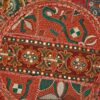 Beautiful Indian Traditional Home Decorative Ottoman Handmade and Patchwork Foot Stool Floor Cushion, 23 X 13 inches