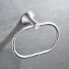 RAKUTE Towel Ring Stainless Steel Bath Towel Holder Hand Hanging Towel Hanger Bathroom Accessories,Wall Mount Towel Rail for Bathroom Kitchen Bat